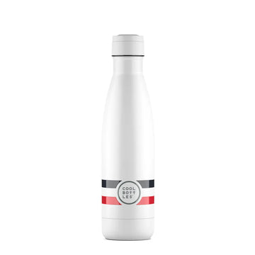 בקבוק לבן פסים 500 מל COOL BOTTLES