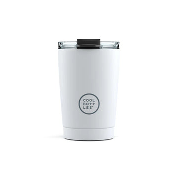 כוס תרמית 330 מ"ל Mono White