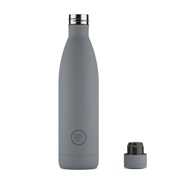 בקבוק אפור פסטל  750 מל COOL BOTTLES