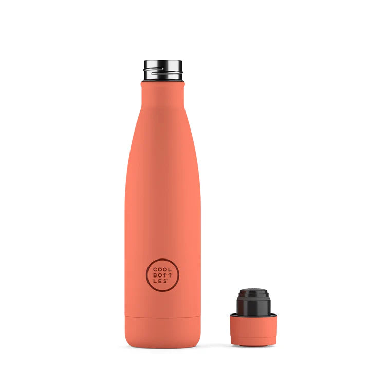 בקבוק כתום אלמוג פסטל 500 מל COOL BOTTLES