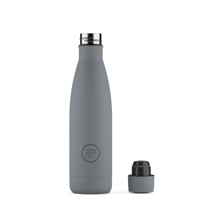 בקבוק אפור פסטל 500 מל COOL BOTTLES